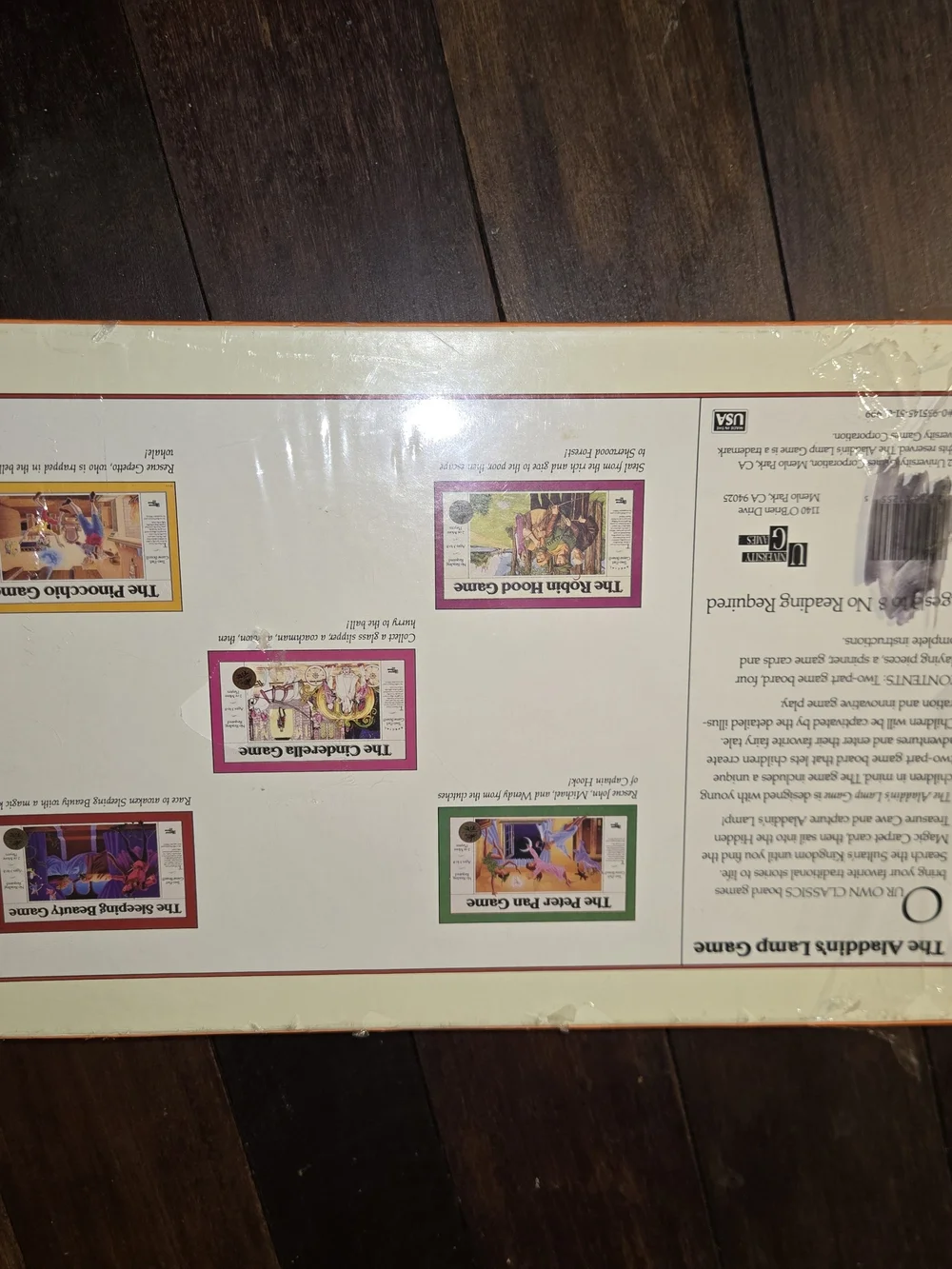 The Aladdin's Lamp Game - University Games. Brand New In Plastic